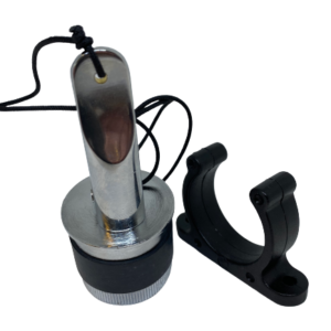 Zodiac - Paslanmaz Çelik (SS) 34mm Kendiliğinden Tahliye Tapa, Tutucu Dahil