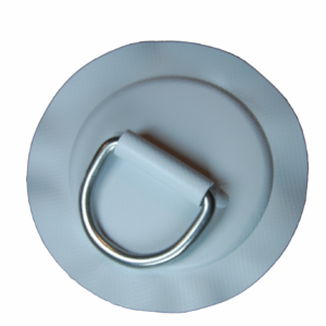 Zodiac - Z2303 | 53 mm D-halka, yuvarlak, açık gri PVC kumaş