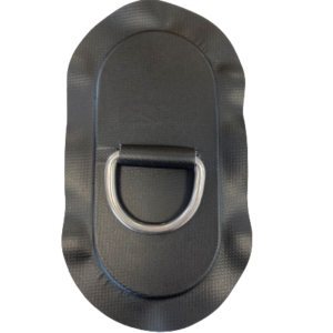 Zodiac - Z2999 | 53 mm D-halka, oval, siyah PVC kumaş